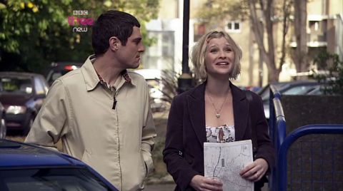 Matthew Horne as Gavin and Joanna Page as Stacey in Gavin & Stacey