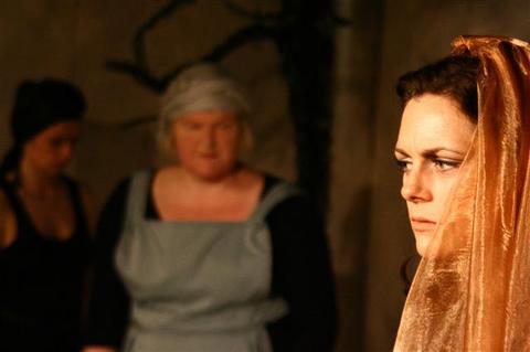 Charlotte Powell, Pamela Parry and Natasha Alderslade in Hippolytus