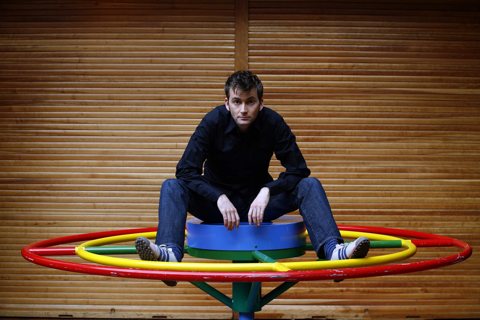 David Tennant at the playground