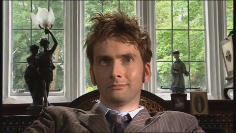David Tennant in the Doctor Who episode The Unicorn and the Wasp David Tennant in the Doctor Who episode The Unicorn and the Wasp