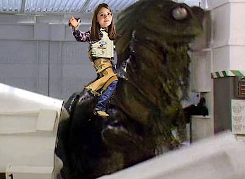 Clara in Warriors of the Deep