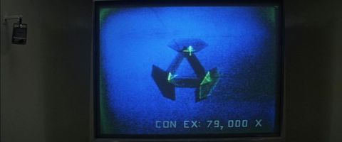 Fake computer graphics from The Andromeda Strain