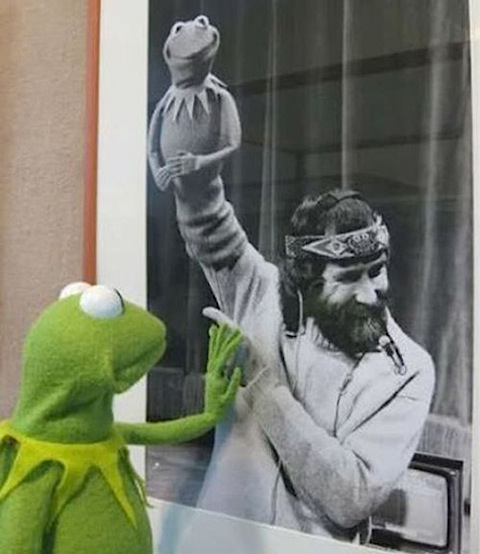 Jim Henson and Kermit