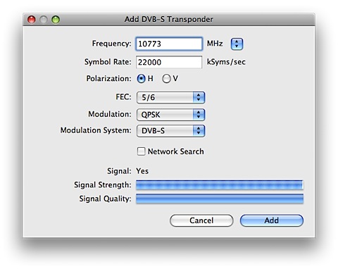 BBC3 and BBC4 transponder settings
