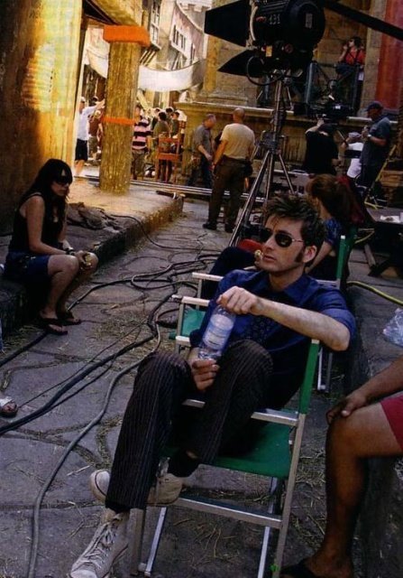 David Tennant definitely sitting