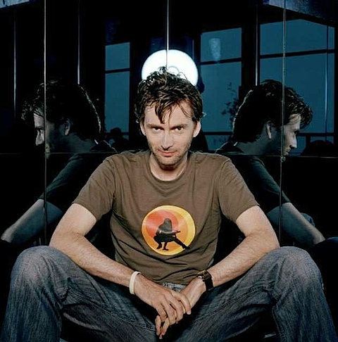 David Tennant sitting