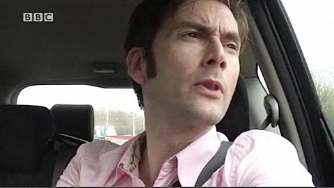 David Tennant driving