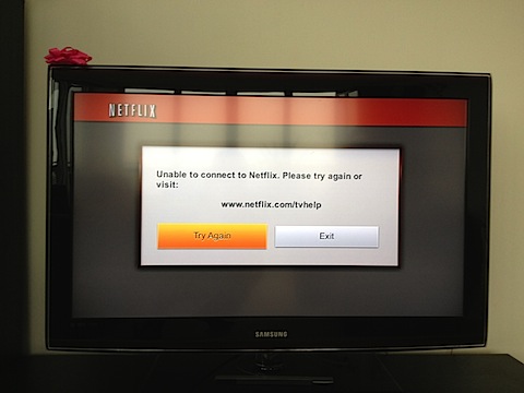 Netflix on Wii error message Netflix on Wii error message