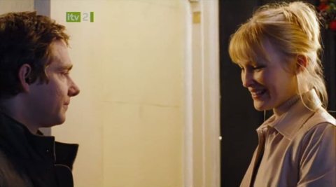Joanna Page and Martin Freeman in Love, Actually