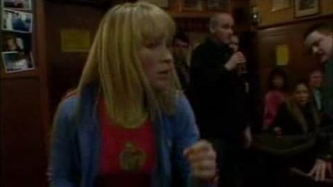 Rosie Bowen knocks out a member of the Wessex crew