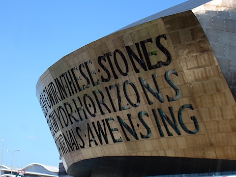The outside of the Millennium Centre