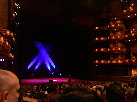 The stage at the Millennium Centre