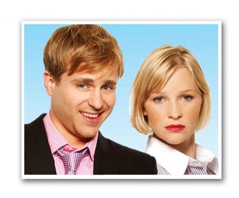 Kevin Bishop and Joanna Page in Fat Pig