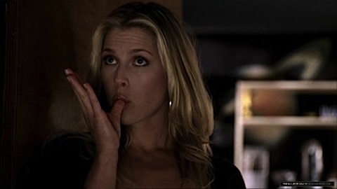 Ali Larter sucking her thumb