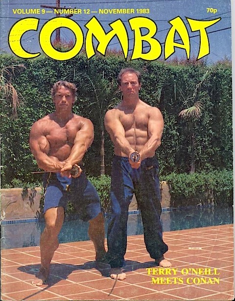 Terry O'Neill with Arnold Schwarzenegger Terry O'Neill with Arnold Schwarzenegger
