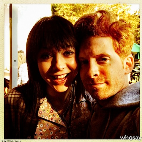 Alyson Hannigan and Seth Green
