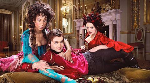 David Tennant lounging around in Casanova