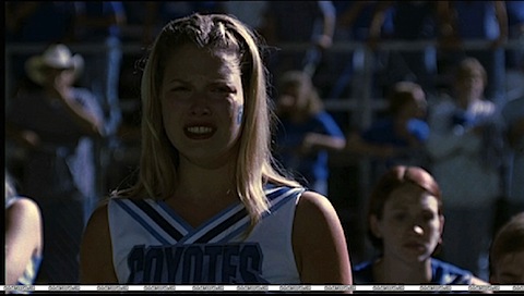 Ali Larter dressed as a cheerleader Ali Larter dressed as a cheerleader