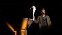 The Doctor with Olympic torch