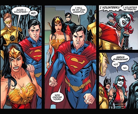 Superman is his own champion