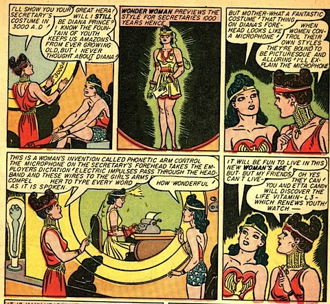 Wonder Woman sees the future